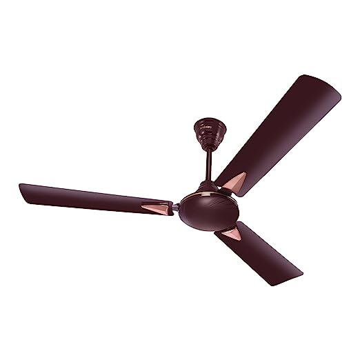 Hindware Lira 1200mm Designer 3 Blade Ceiling Fan with Premium Paint Finish and Dust Resistant Aluminium Aerodynamic Blades For Even Air Distribution (Brown) (open box) Hindware Lira 1200mm Designer 3 Blade Ceiling Fan with Premium Paint Finish and Dust Resistant Aluminium Aerodynamic Blades For Even Air Distribution (Brown) (open box)